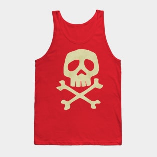 Captain Harlock Jolly Roger / Skull Crossbones Tank Top